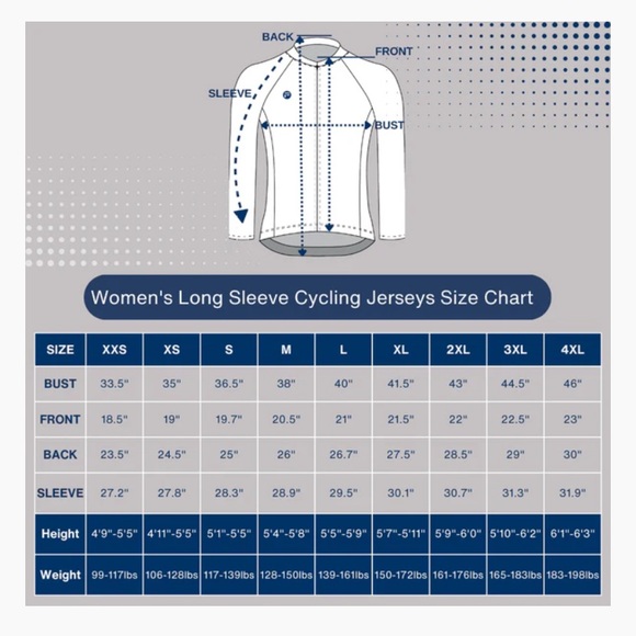 FRELSI SIZE MEDIUM TROPICAL FUSION WOMEN’S LONG SLEEVE CYCLING JERSEY - Picture 5 of 11